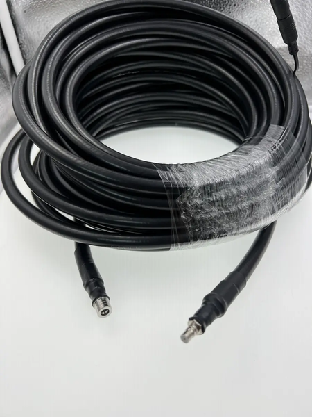 Високочастотний кабель подовжувач із роз'ємами QMA під антени посилення сигналу квадрокоптера, 20 метрів, RG-8 KP-RG фото